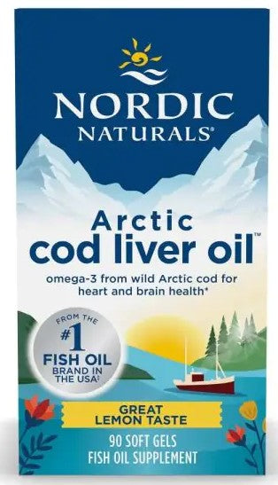 Arctic Cod Liver Oil - Lemon x 90 Soft Gels