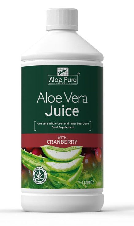Aloe Pura Aloe Vera Juice Cranberry