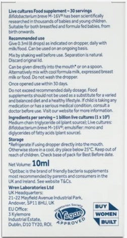 Optibac Baby Drops - Health Emporium