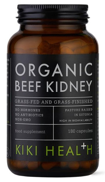 Kiki Organic Beef Kidney - 180 Vegicaps - Health Emporium