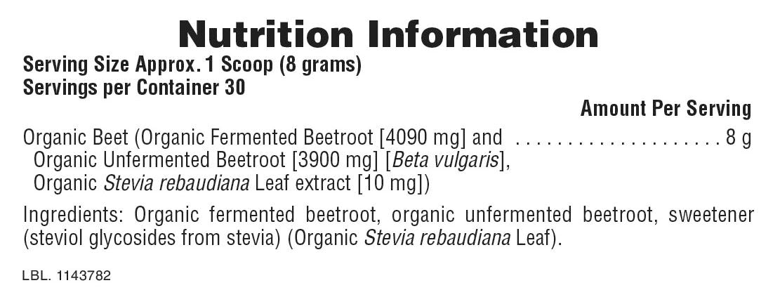 Organic Beet Powder 240g