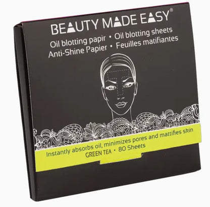 Beauty Made Easy Oil Blotting Sheet - Green Tea