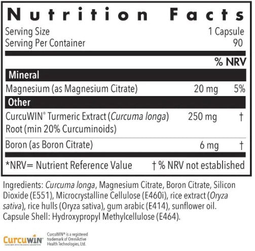 Boron Joint with CurcuWIN x 90 Capsules - Health Emporium