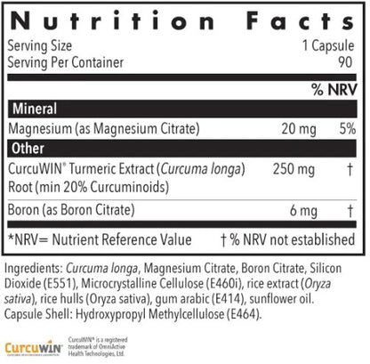 Boron Joint with CurcuWIN x 90 Capsules - Health Emporium