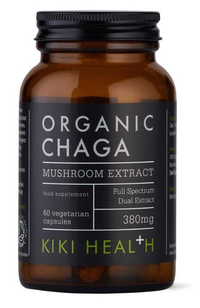 Kiki Organic Chaga Extract Mushroom 60 Vegicaps - Health Emporium
