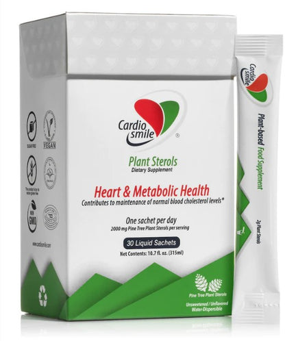 Cardiosmile 2000mg Liquid Plant Sterols Cholesterol Lowering Supplement