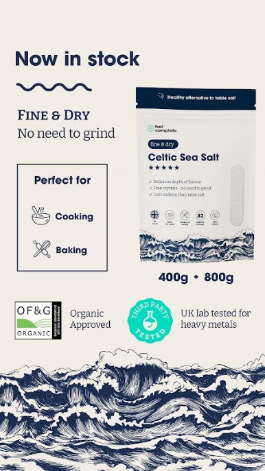 Celtic Sea Salt (Fine &amp; Dry) 800g