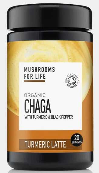 Miscela di latte chaga curcuma biologico 120g