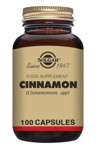 Solgar Cinnamon Vegetable 100 Veg Capsules