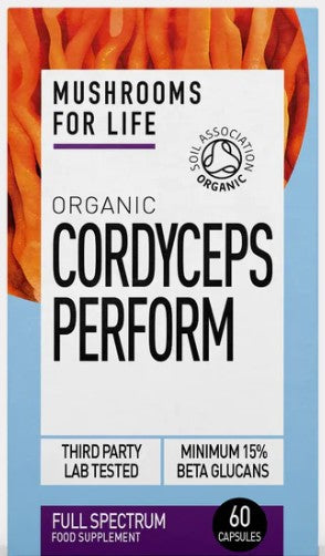 Økologisk cordyceps-sopp – 60 kapsler