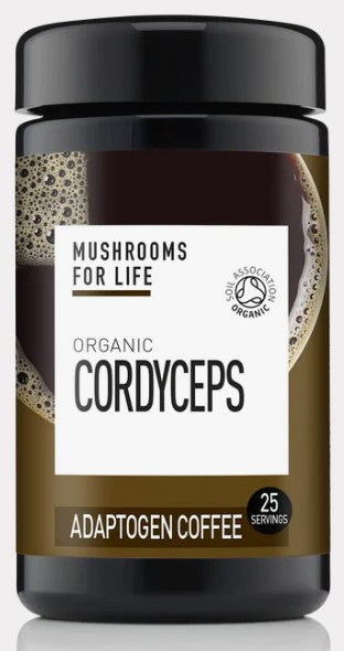 Mistura de café adaptógeno cordyceps orgânico 75g