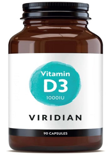 Viridian Vitamin D3 (Vegan) 1000iu Veg Caps - Health Emporium