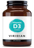 Viridian Vitamin D3 (Vegan) 1000iu Veg Caps - Health Emporium