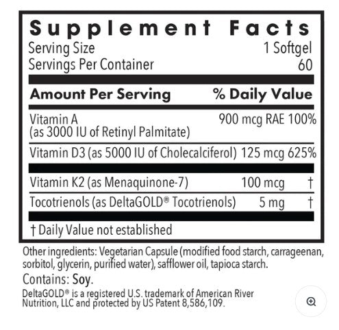 ARG Vitamin D3 Complete 5000 x 60 Softgels