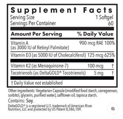 ARG Vitamin D3 Complete 5000 x 60 Softgels