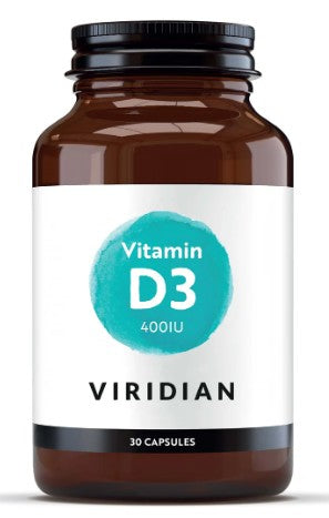 Viridian Vitamin D3 (Vegan) 400iu Veg Caps - Health Emporium