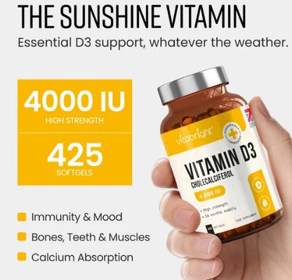Vitabright Vitamin D3 Tablets