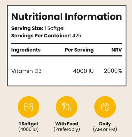 Vitabright Vitamin D3 Tablets