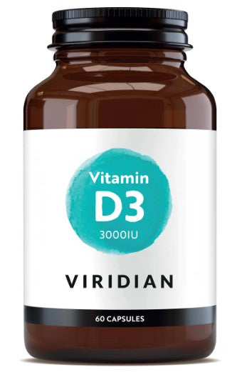 Viridian Vitamin D3 (Vegan) 3000iu Veg Caps - Health Emporium