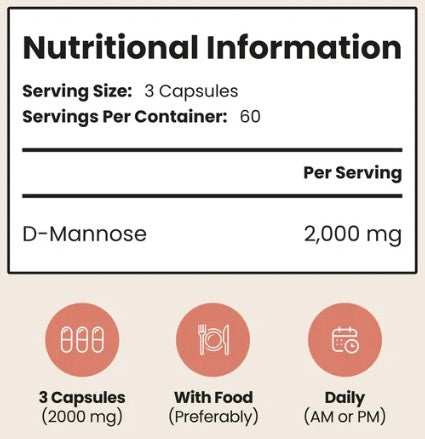 Vitabright D-Mannose Capsules
