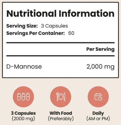 Vitabright D-Mannose Capsules