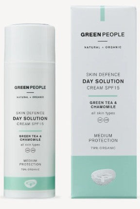 Green people Day solution SPF15 green tea &amp; chamomile