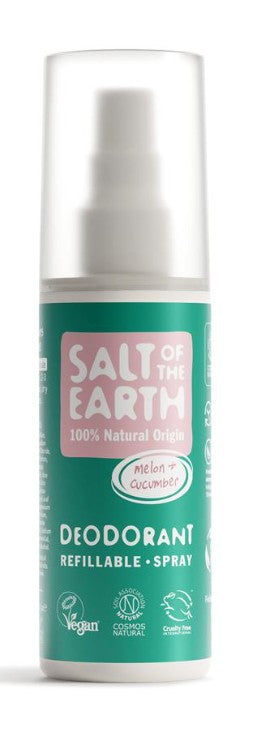 Salt of the Earth Pure Aura Melon &amp; cucumber natural deodorant spray - Health Emporium