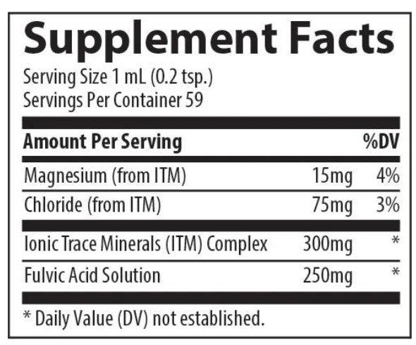 Trace Minerals Research Ionic Fulvic Acid