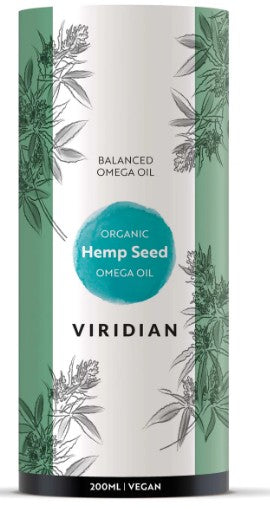 Viridian 100% Organic Hemp Seed Oil - Health Emporium