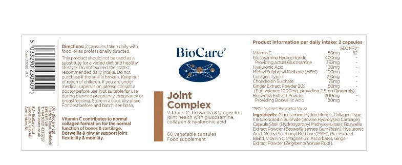 Biocare Joint Complex 60 Caps