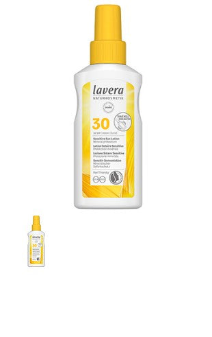 Lavera ευαίσθητο αντηλιακό σπρέι spf 30