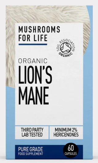 Økologisk løvemanchampignon – 60 kapsler