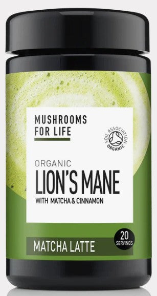 Mix di latte matcha biologico Lion's Mane 20 porzioni da 110 g