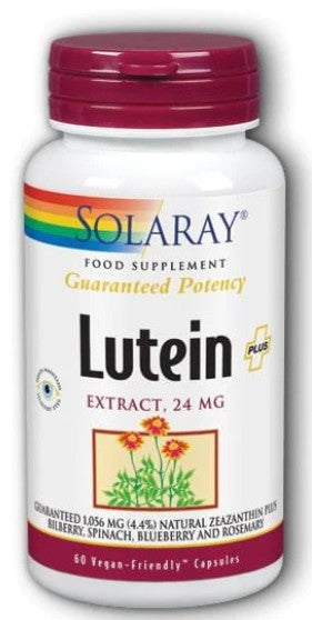 Solaray lutein extract 24มก., 60 v แคปซูล