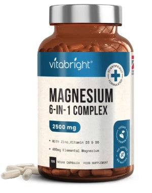 Vitabright Magnesium Complex 6-in-1 Supplement with Zinc