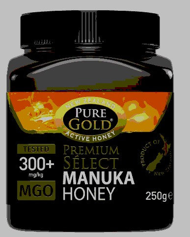 New Zealand Pure Gold Premium Select Manuka Honey 525+ Mgo 250g - Health Emporium