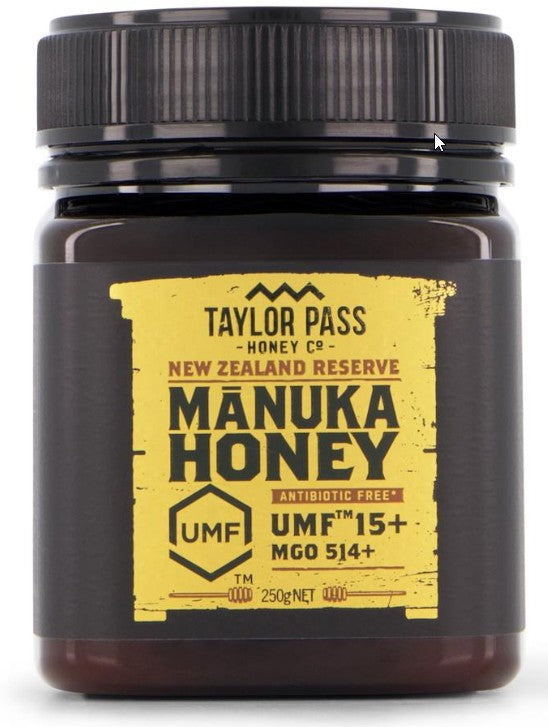 Taylor Pass Manuka Honey UMF15+/MGO514 250g