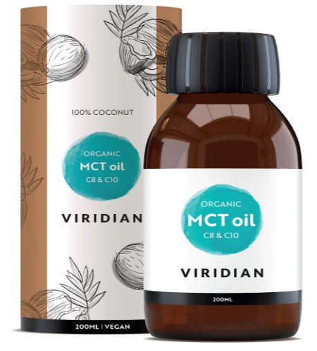 Viridian Organic MCT Oil - 200ml - Health Emporium