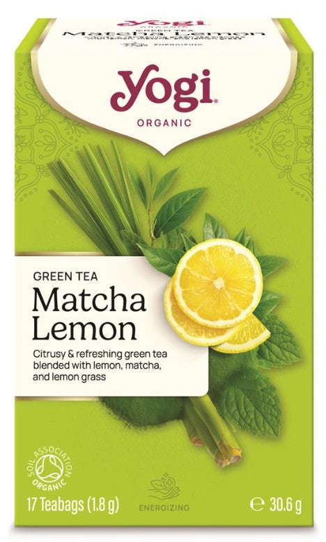 Yogi Tea Green Tea Matcha Lemon - Health Emporium