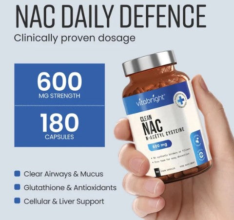 Vitabright NAC (N Acetyl Cysteine)
