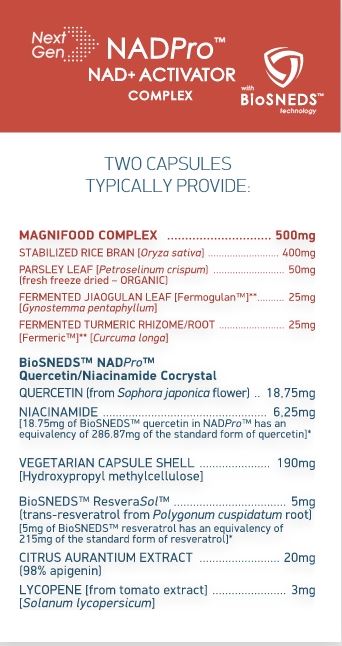 NextGen NADPro ™ NAD+ Activator