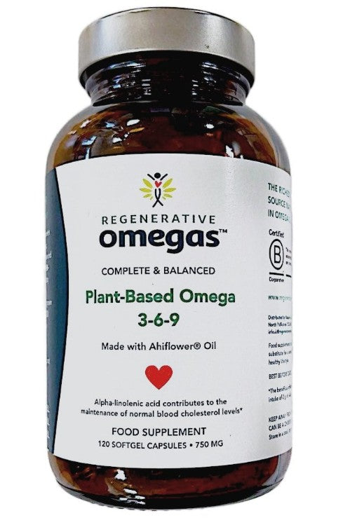Regenerative Omegas Plant-Based Omega 3-6-9 - 120 Softgels