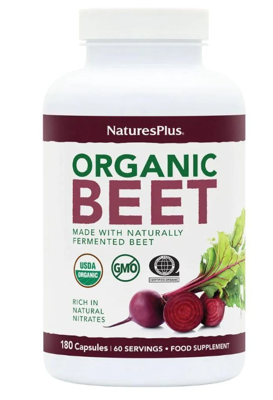 Natures Plus Organic Beet Powder 180 Caps