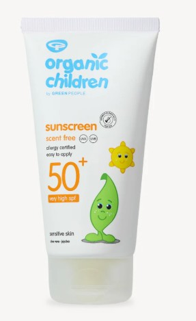 Green People Organic Scent Free Sunscreen SPF50+ 150ml