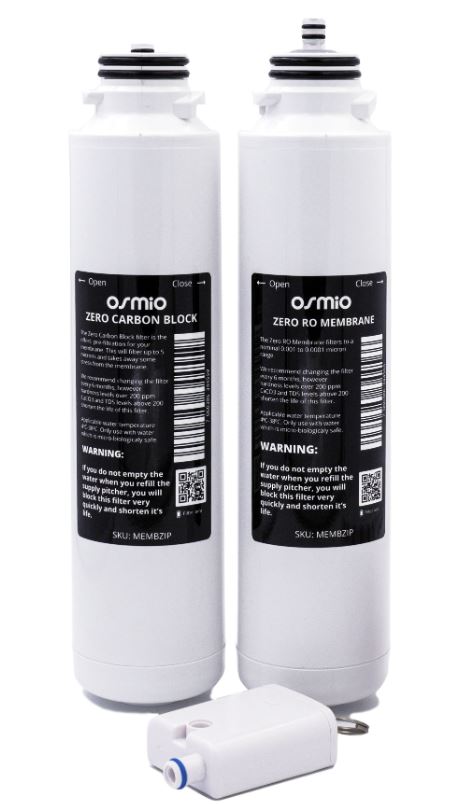 Osmio Zero 2.0 &amp; Osmio Fusion Reverse Osmosis Replacement Filters Pack