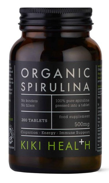 Kiki Spirulina Tablets, Organic - 200 Tablets