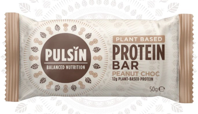 Pulsin Vegan Peanut Choc Protein Bar (50g) x18 - Health Emporium