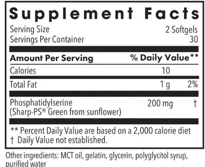 Metabolic Maintenance PS-100 (Phosphatidylserine)