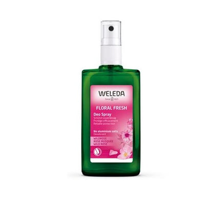Weleda Floral Fresh Deo Spray Deodorant Wild Rose 100ml - Health Emporium
