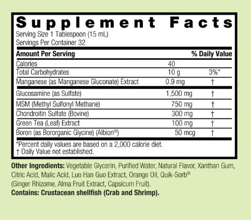 Natures Answer Glucosamine and Chondroitin - Alcohol Free Liquid